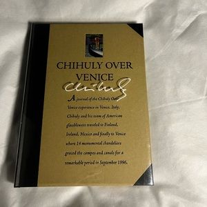 DALE CHIHULY OVER VENICE - HARDBACK ARTIST BOOK 1996 EXHIBITION CATALOG.